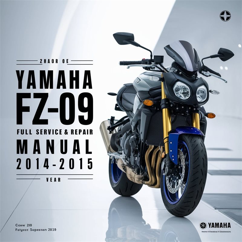 2014-2015 Yamaha FZ Models FZ-09 FZ09 Service Repair Workshop Manual PDF
