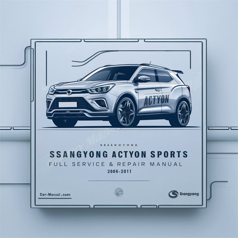 2006-2011 Ssangyong Actyon Sports Service Repair Workshop Manual PDF