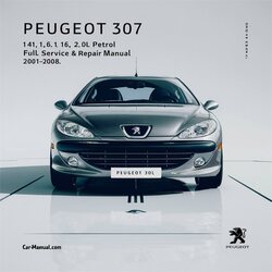 2001-2008 Peugeot 2008 307 1.4l 1.6l 2.0l Petrol 1.4td 2.0td Diesel Service Repair Workshop Manual PDF