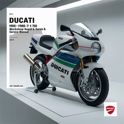 1985-1988 Ducati 750 F1 Montjuich Service Repair Workshop Manual PDF