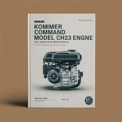 Kohler Command CH680 CH23 23 PS Motor: Komplettes Service- und Reparaturhandbuch