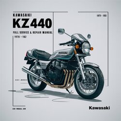 1979-1982 Kawasaki KZ Series KZ440 Motorcycle Service Repair Workshop Manual PDF
