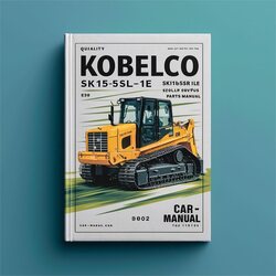 Kobelco SK15SR SK20SR Mini Excavator (sk15sr: PU06001 65374; Sk20sr: PM02001 65374;) SK15SR: & 65374; & 65374; Service Repair Workshop Manual PDF