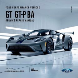 Ford GT Performance Vehicle -p BA BF Service Repair Workshop Manual PDF
