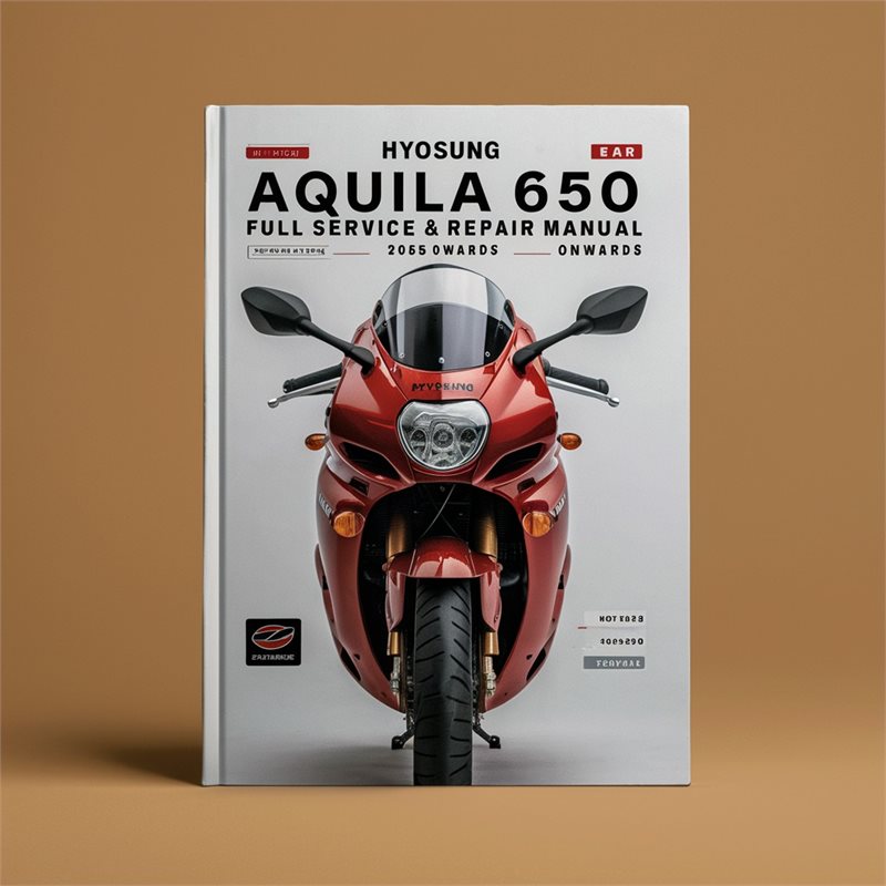 2005 Hyosung Aquila 650 GV650 -onwards Service Repair Workshop Manual PDF