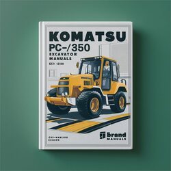 Komatsu Pc-300/350 (ENGLISH) Excavator Service Repair Workshop Manual PDF