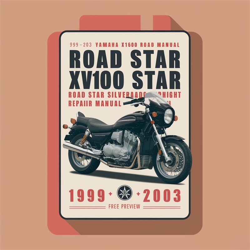 1999-2003 Yamaha XV Models XV1600 Road Star Silverado Midnight (free Preview) Service Repair Workshop Manual PDF