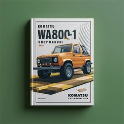 Komatsu WA800-1 WA800-2 Shop Service Repair Workshop Manual PDF