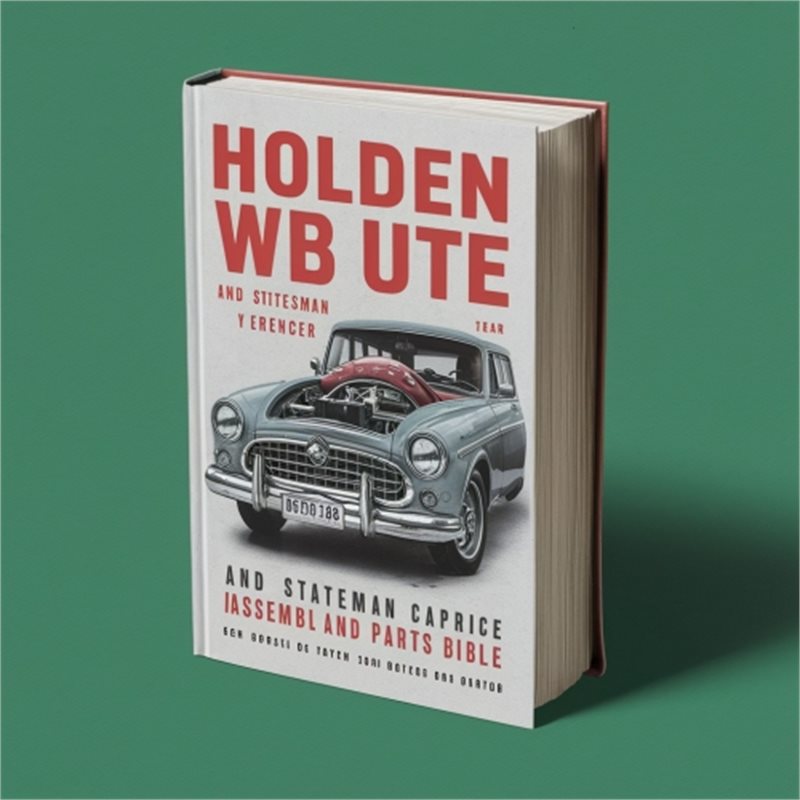 Chevrolet Caprice Holden WB UTE Statesman Assembly Parts Bible Service Repair Workshop Manual PDF