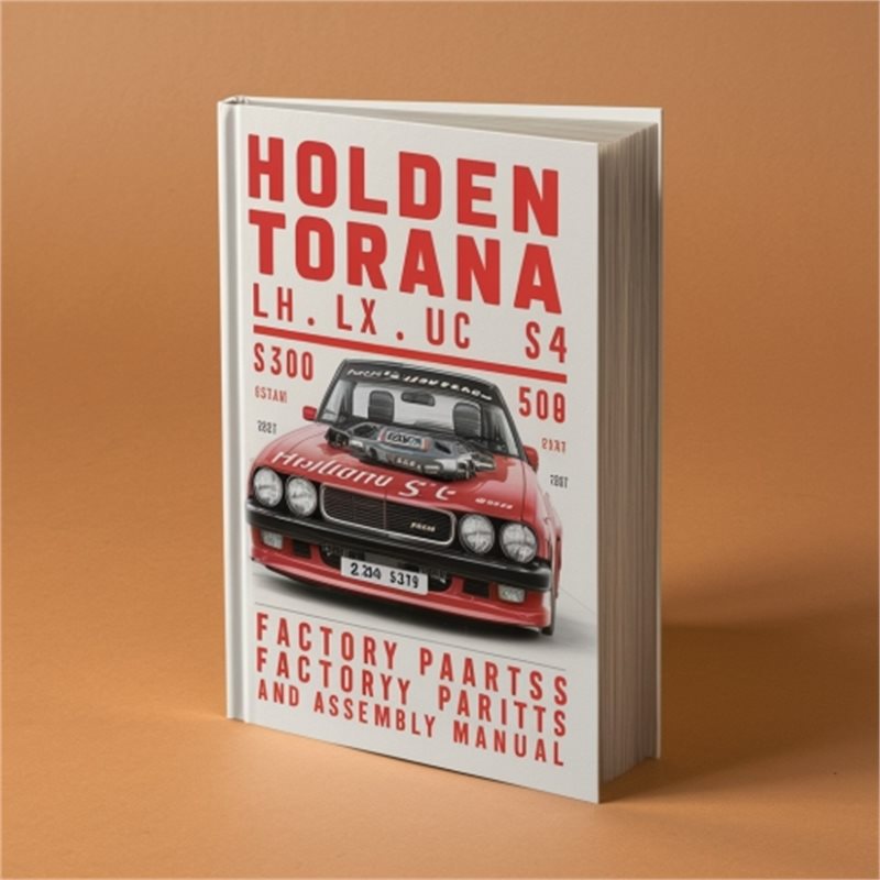 Holden Torana LH LX UC L34 SLR5000 Parts Assembly Service Repair Workshop Manual PDF