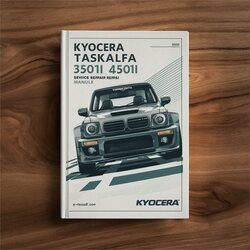 Kyocera Taskalfa 3501I 4501I 5501I Service Repair Workshop Manual PDF