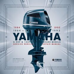 1986-1992 Yamaha 9.9hp 15HP 2-stroke Outboard Models Service Repair Workshop Manual PDF
