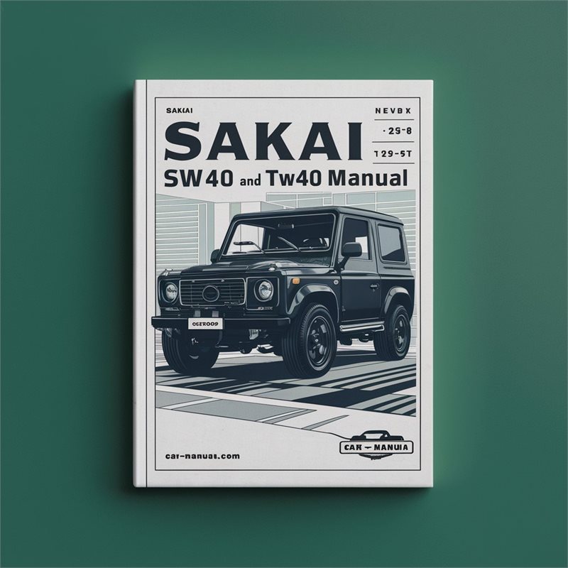 Sakai SW40 TW40 Shop Service Repair Workshop Manual PDF