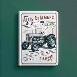 Allis Chalmers Model 180 Tractor Service Repair Workshop Manual PDF
