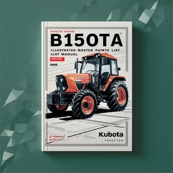 Kubota B1550D Tractor Illustrated Master Parts Catalog PDF