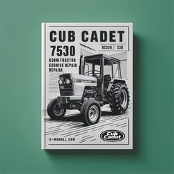Cub Cadet 7530 7532 K3M K4M Tractor Engine Service Repair Workshop Manual PDF