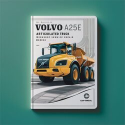 Volvo A25E Articulated Dump Truck Service Repair Workshop Manual PDF