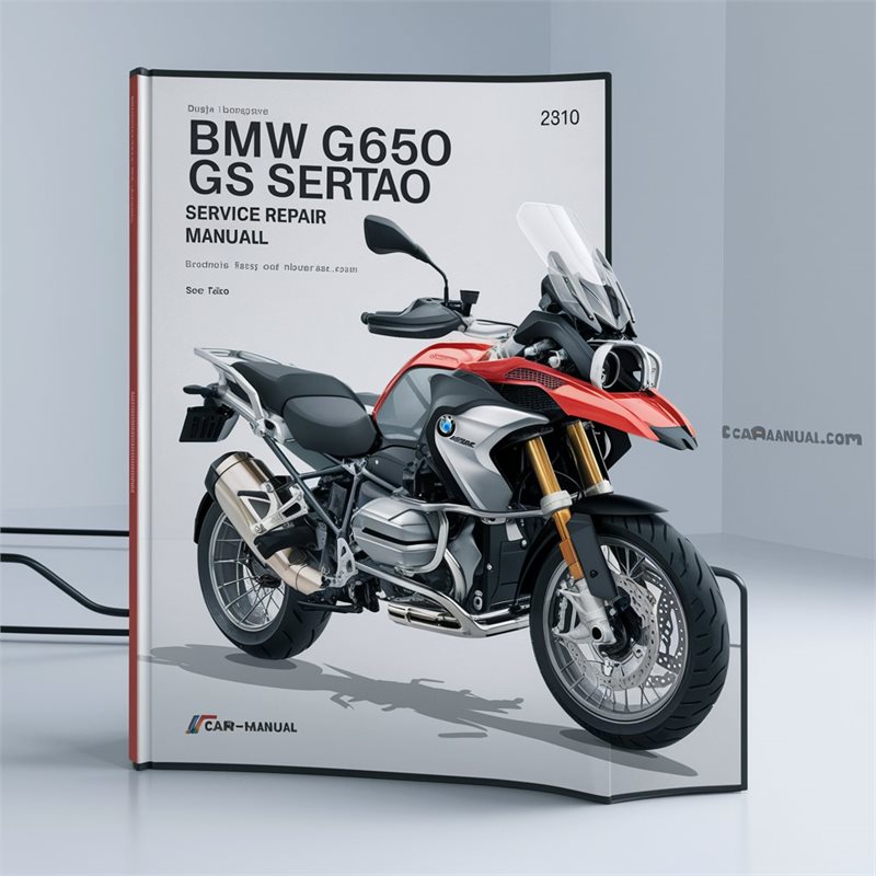 Citroen GS BMW G650 Sertao Service Repair Workshop Manual PDF