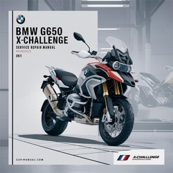 BMW 1 Series G650 Xchallenge Service Repair Workshop Manual PDF