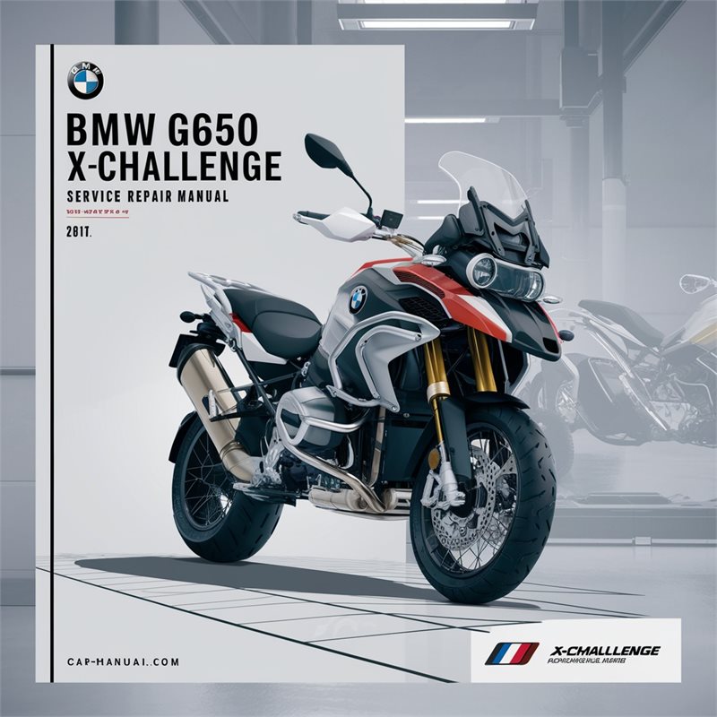 BMW 1 Series G650 Xchallenge Service Repair Workshop Manual PDF