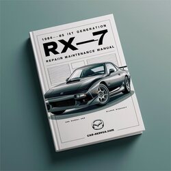 1984-1985 Mazda 1200 1ST Generation RX-7 Service Repair Workshop Manual PDF