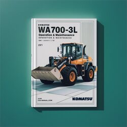 Komatsu WA700-3L Wheel Loader Operation (s/n: A50001 Up) Service Repair Workshop Manual PDF