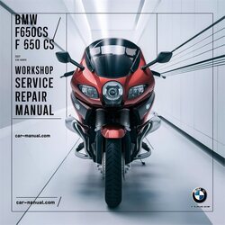 BMW 1 Series F650cs/f 650 CS Service Repair Workshop Manual PDF