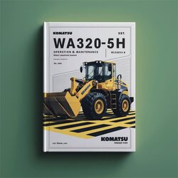 Komatsu WA320-5H Wheel Loader Operation (sn: Wa320h50051 Up) Service Repair Workshop Manual PDF
