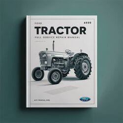 Ford Tractor 4600 Service Repair Workshop Manual PDF