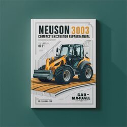 Neuson 3003 Compact Excavator Service Repair Workshop Manual PDF