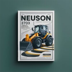 Neuson 3703 Compact Excavator Service Repair Workshop Manual PDF