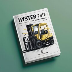 Hyster E019 Europe Forklift Service Repair Workshop Manual PDF