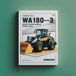 Komatsu WA180-3 Wa180l-3 Wheel Loader (sn: A80001 Up 54001 Up) Service Repair Workshop Manual PDF