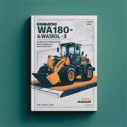 Komatsu WA180-3 Wa180l-3 Wheel Loader Service Repair Workshop Manual PDF