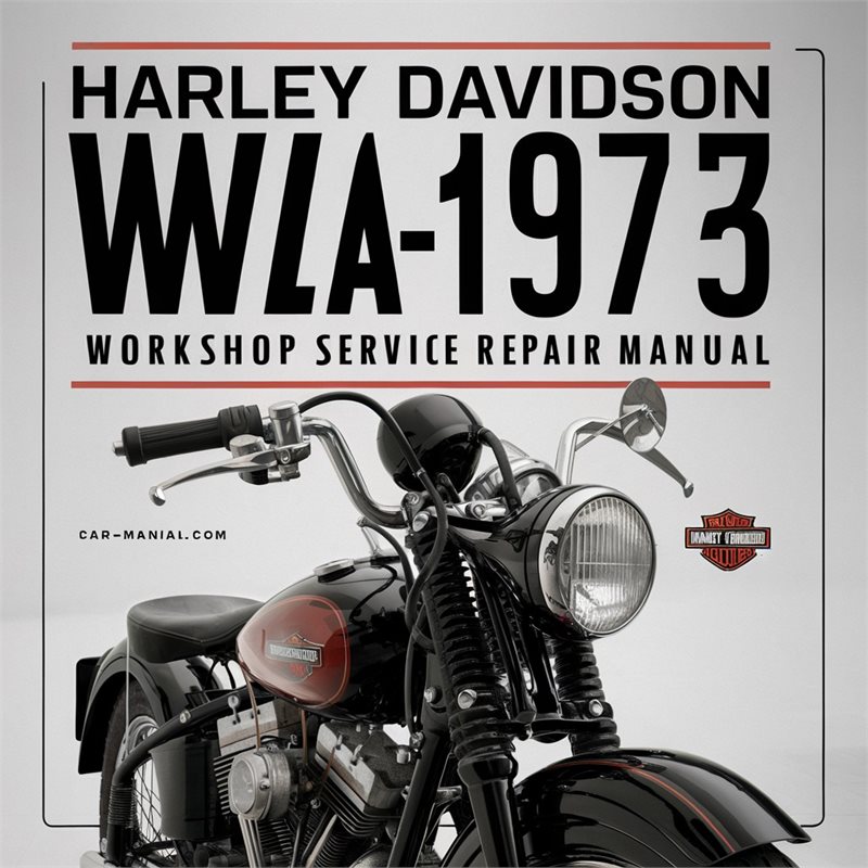 1973 Harley Davidson WLA 1937 Service Repair Workshop Manual PDF