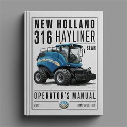 New Holland 316 Hayliner Baler Operators Operator's Manual PDF