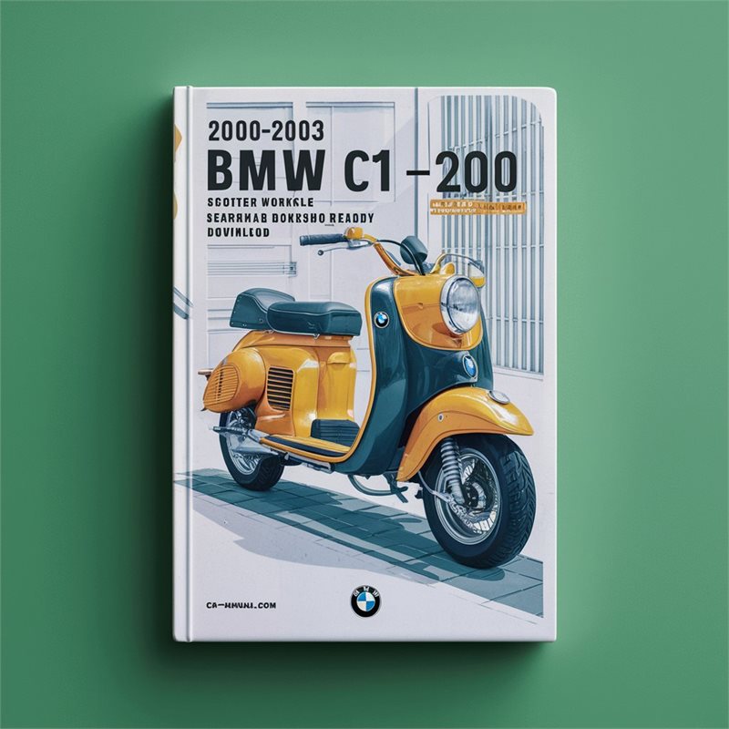 2000-2003 Baotian BMW C1 C1-200 Scooter (searchable Bookmarked Ipad-ready) Service Repair Workshop Manual PDF