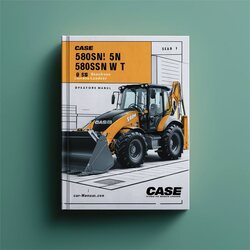 Case 580N 580SN WT 590SN Tier 4 Backhoe Loader Operators Operator's Manual PDF