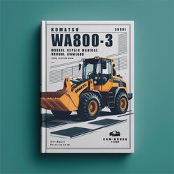 Komatsu WA800-3 Wheel Loader (sn: 50001 Up) Service Repair Workshop Manual PDF