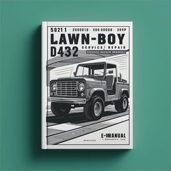 200000001-299999999 LAWN-BOY D432 /shop Service Repair Workshop Manual PDF
