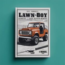 700000001-799999999 LAWN-BOY D433 /shop Service Repair Workshop Manual PDF