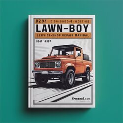 D00000001-d99999999 LAWN-BOY F /shop Service Repair Workshop Manual PDF