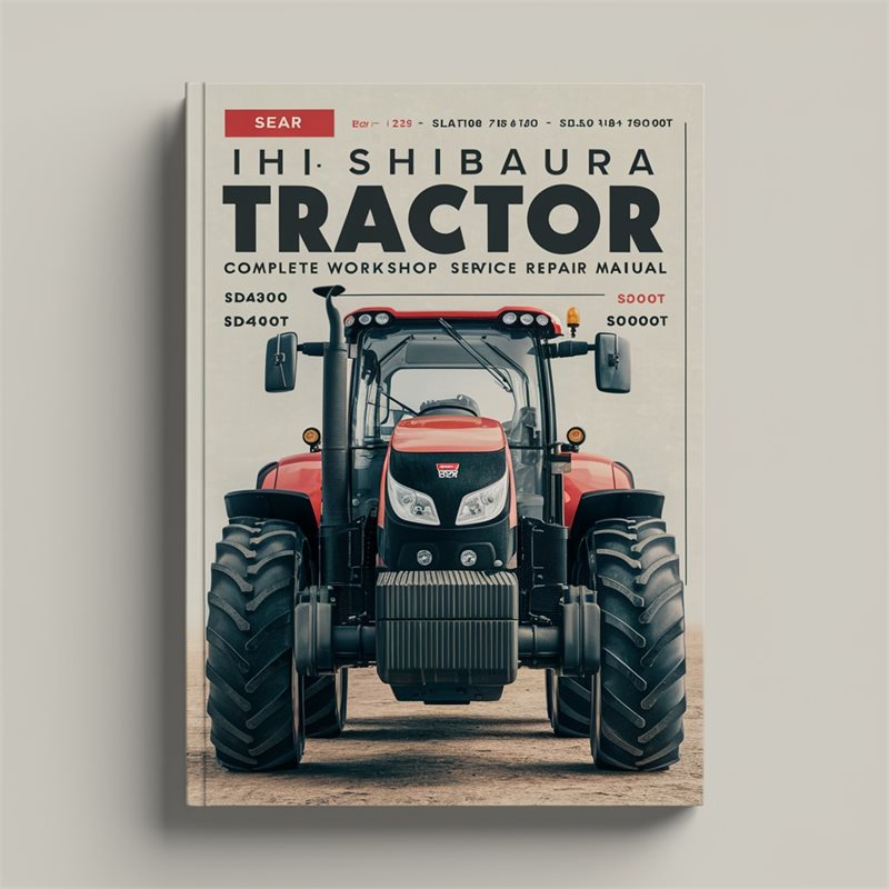 Shibaura IHI SD4300 SD4340 SD5000T SD5040T Tractor Service Repair Workshop Manual PDF