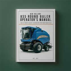 New Holland 855 Round Baler Operators Operator's Manual PDF