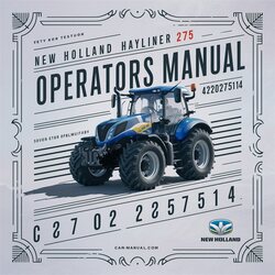 New Holland Hayliner 275 Operators 42027514 Operator's Manual PDF
