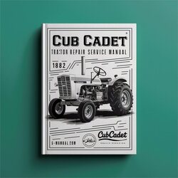 Cub Cadet 1882 Tractor Service Repair Workshop Manual PDF
