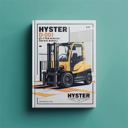 Hyster D001 (h1.75xm Europe) Forklift H1.75XM Europe Service Repair Workshop Manual PDF