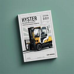 Hyster D001 (h2.00xms Europe) Forklift H2.00XMS Europe Service Repair Workshop Manual PDF