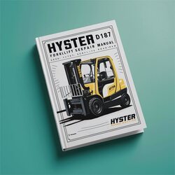 Hyster D187 (S55XM) Forklift S55XM Service Repair Workshop Manual PDF