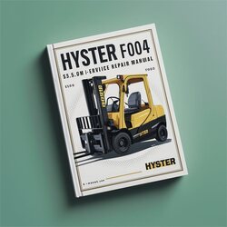 Hyster F004 (s3.50xm Europe) Forklift S3.50XM Europe Service Repair Workshop Manual PDF